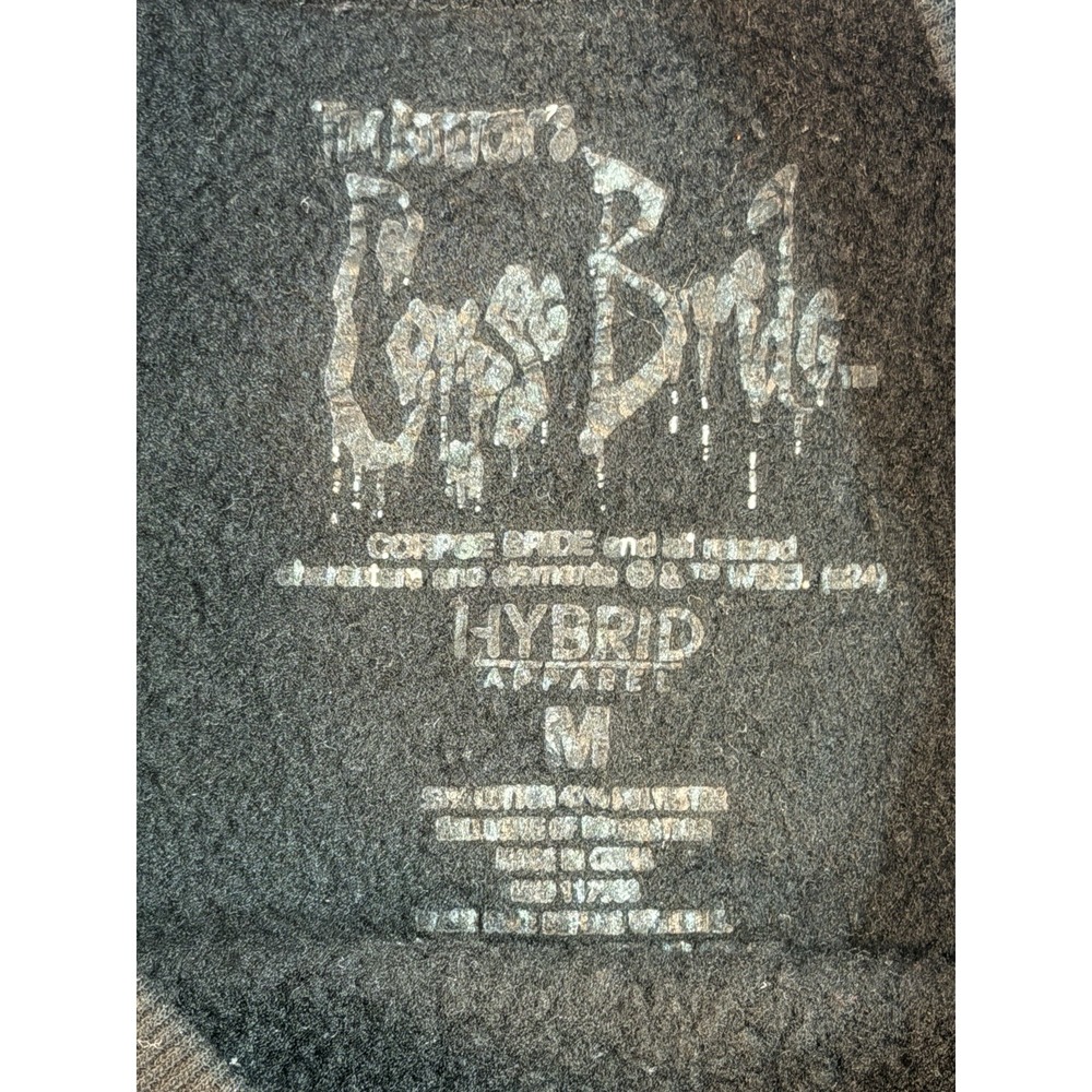 Corpse Bride Tim Burton Graphic Crewneck Goth Lace Side Sweatshirt - Picture 2 of 4